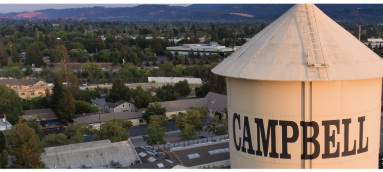 Campbell CA watertower